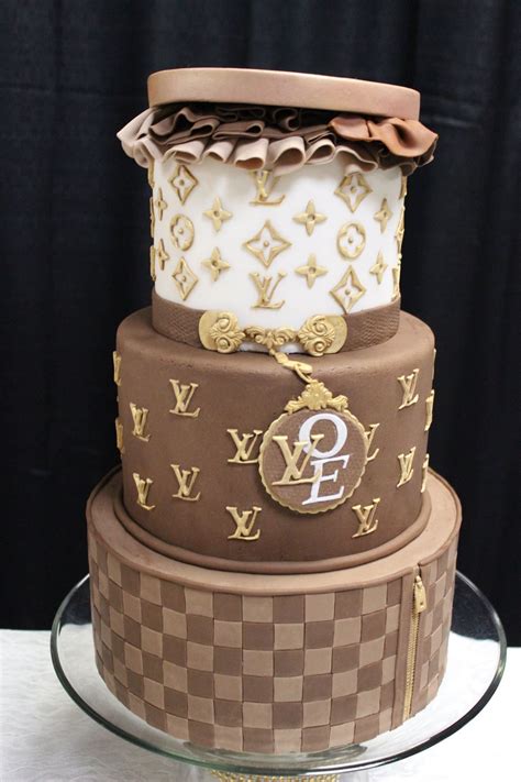 louis vuitton birthday cake pattern